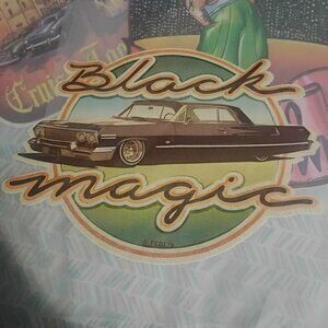Vintage 1970's " Black Magic" - Heat Transfer Patch - Rare